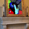 Abstract Modern Wall Art on canvas by www.artbyval.art