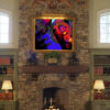 Abstract Modern Wall Art on canvas by www.artbyval.art