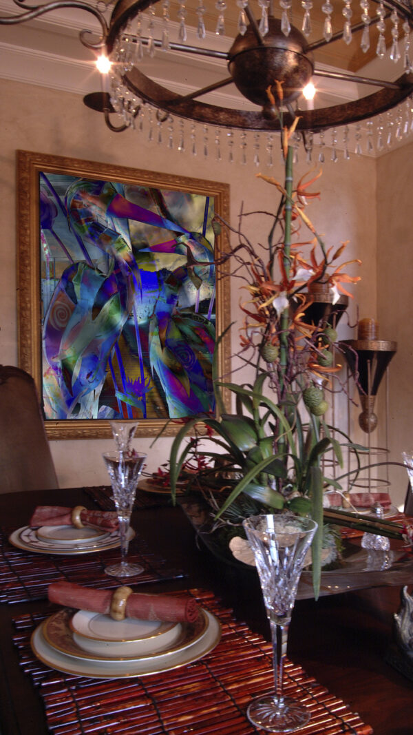 Abstract Modern Wall Art on canvas by www.artbyval.art