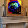 Cabo San Lucas Mexico Inspired Modern Abstract Wall Art On Canvas titled Centra De Todo Art By Val