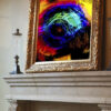 Cabo San Lucas Mexico Inspired Modern Abstract Wall Art On Canvas titled Centra De Todo Art By Val