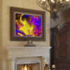 Cabo San Lucas Mexico Inspired Abstract Modern Wall Art on Canvas titled Salvaje De Corazon Art By Val