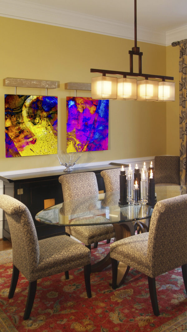 Cabo San Lucas Mexico Inspired Abstract Modern Wall Art on Canvas titled Salvaje De Corazon Art By Val