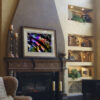 Cabo San Lucas Mexico Inspired Abstract Modern Wall Art on Canvas titled Cabo Cactus Art By Val