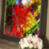 Art By Val Abstract Modern Wall Art Painting titled Forget Me