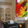 Art By Val Abstract Modern Wall Art Painting titled Forget Me