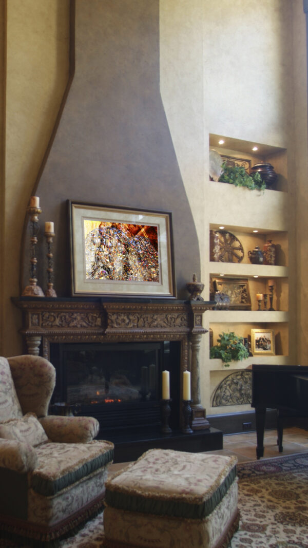 Hearts A Blazing is a modern art abstract painting on canvas from Art By Val