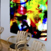 Abstract Modern Wall Art on canvas by www.artbyval.art