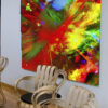 Hot Music is an abstract modern original painting from Art By Val