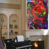 Abstract Modern Wall Art Titled Psychology Of Colors