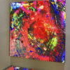 Abstract Modern Wall Art Titled Psychology Of Colors