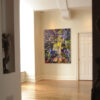Abstract Modern Wall Art Titled Yellow Flowers Print