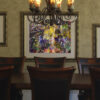 Abstract Modern Wall Art Titled Yellow Flowers