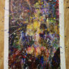 Abstract Modern Wall Art Titled Yellow Flowers