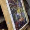 Abstract Modern Wall Art Titled Yellow Flowers