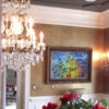 Abstract Modern Wall Art Titled Ocean Flowers