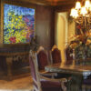 Abstract Modern Wall Art Titled Ocean Flowers