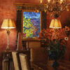 Abstract Modern Wall Art Titled Ocean Flowers