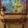 Abstract Modern Wall Art Titled Ocean Flowers