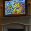 Abstract Modern Wall Art Titled Ocean Flowers