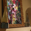 Abstract Modern Wall Art Titled Climbing Flowers