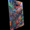 Black Wildfire Electric Guitar Abstract Modern Wall Art
