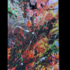 Black Wildfire Electric Guitar Abstract Modern Wall Art