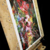 Abstract Modern Wall Art Titled Climbing Flowers