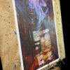 Abstract Modern Cigar Art Titled Four Roses and Davidoff