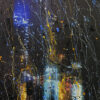 Abstract Modern Wall Art Titled Raining In Charlotte