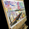 Abstract Modern Wall Art Titled The Sun Goes Down