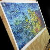 Abstract Modern Wall Art Titled Ocean Flowers