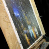 Abstract Modern Wall Art Titled Raining In Charlotte