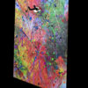 Red Electric Guitar Modern Abstract Painting