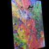 Red Electric Guitar Modern Abstract Painting