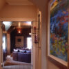 Sedona Arizona Cactus Wild Flower Abstract Painting on canvas by artist Michael John Valentine