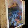Sedona Arizona Cactus Wild Flower Abstract Painting on canvas by artist Michael John Valentine