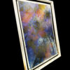 Got The Blues Today Abstract Modern Art Painting on a suspended canvas