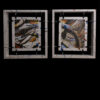fine art painting canvas diptych titled life on this earth