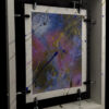 Setting Things Right is an abstract modern wall art suspended framed painting by artist Michael John Valentine