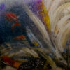 Surviving On This Earth abstract wall art painting by artist Michael John Valentine