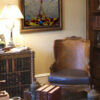 Paris France Eiffel Tower Abstract Painting On Canvas By Artist Michael John Valentine