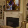 Sierra is an abstract modern wall art painting on canvas by artist Michael John Valentine