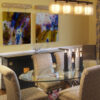 Sierra is an abstract modern wall art painting on canvas by artist Michael John Valentine