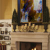 Sierra is an abstract modern wall art painting on canvas by artist Michael John Valentine