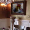 The Earth Below The Clouds painting on canvas by artist Michael John Valentine