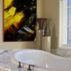The Power Of Beethoven Abstract Modern Wall Art Painting by Artist Michael John Valentine