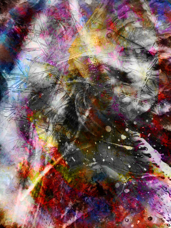 Shake It Off Abstract Modern Wall Art Painting by artist Michael John Valentine