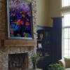 Poppy Flower Abstract by artist Michael John Valentine
