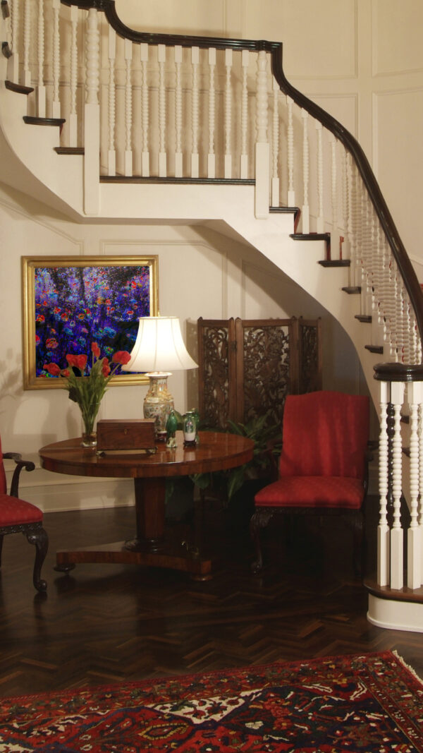 Poppy Flower Abstract by artist Michael John Valentine